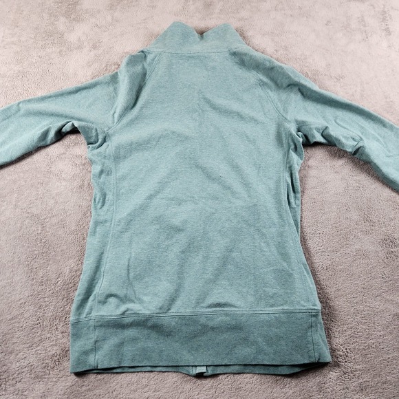 Nike Dri Fit Full Zip Training Jacket Womens size L Large Mock Neck Heathered - Picture 2 of 10